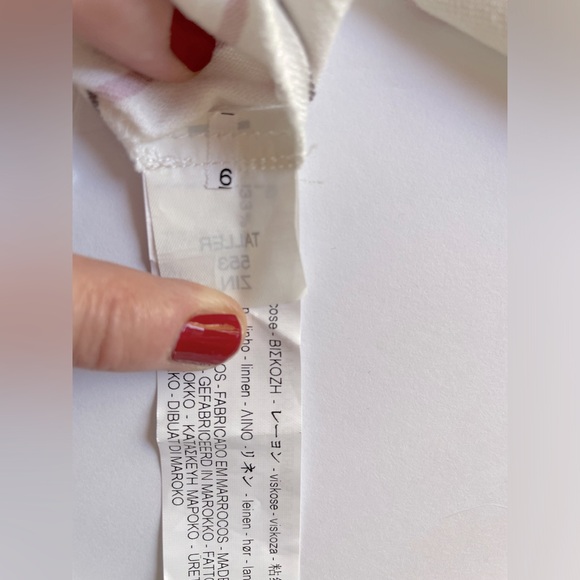 Zara (trf) Collection Linen Blend Super Wide-Leg Loose One Piece Jumpsuit Size 6 - Picture 3 of 13